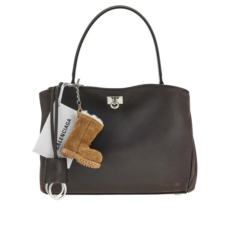 Sac Rodeo petit modèle en cuir Balenciaga