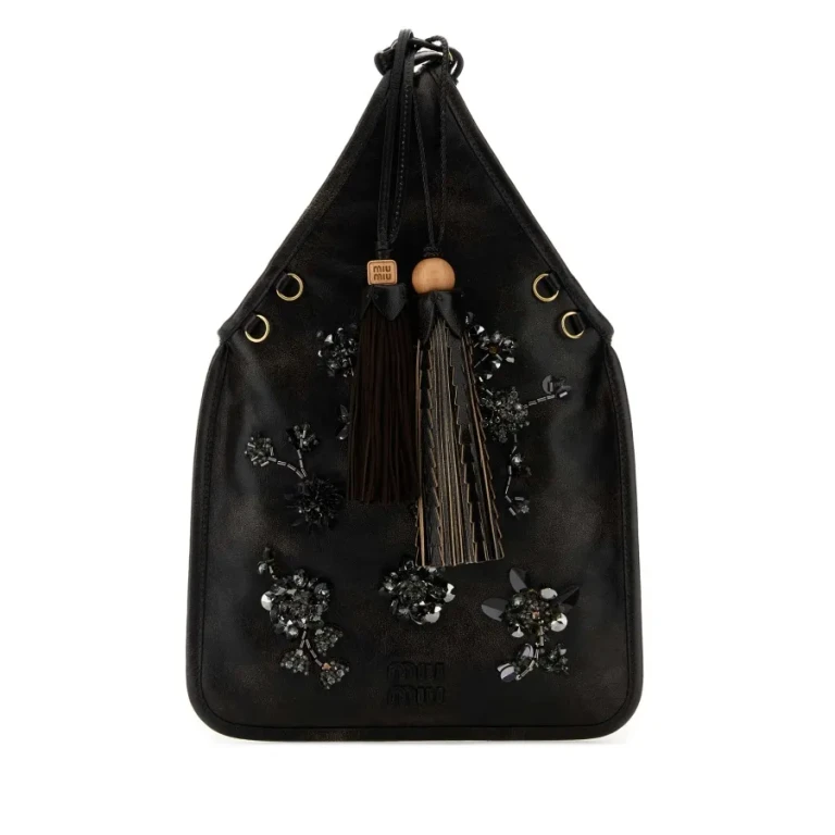 Black Nappa Leather Handbag