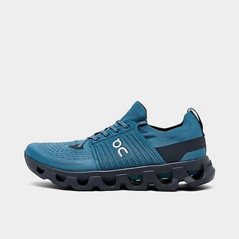 On Men's Cloudswift 4 Running Shoes in Steel/Eclipse Size: 7.5