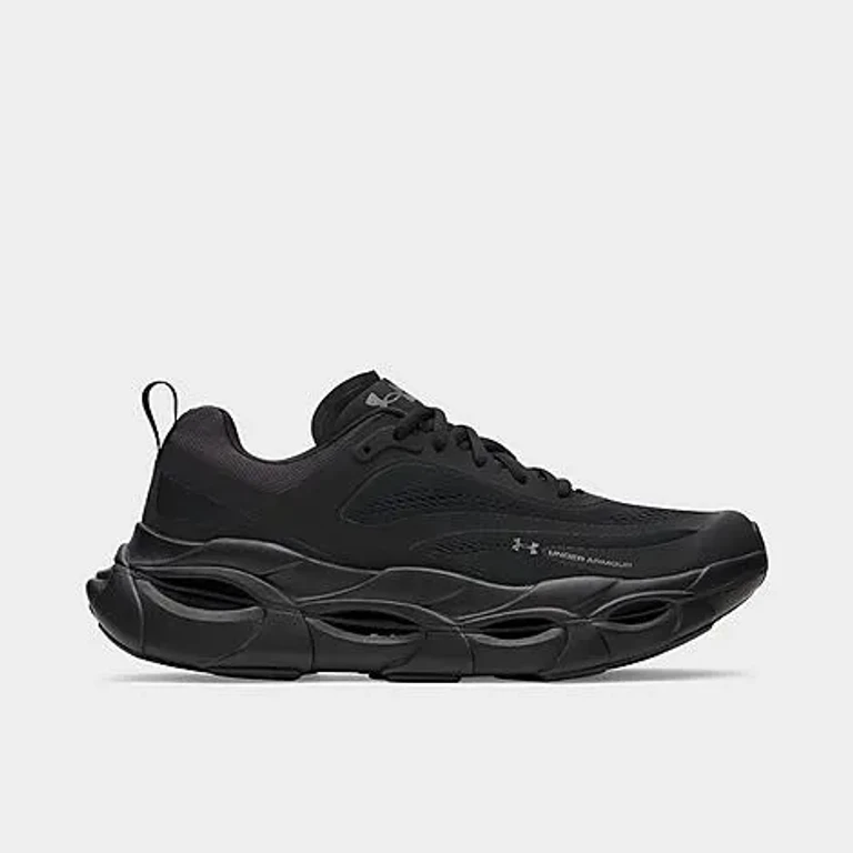 Under Armour Men's Halo Racer Running Shoes in Black/Castlerock Size: 7.0