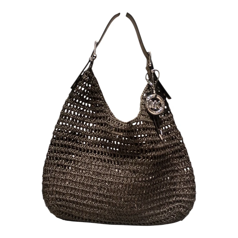 Michael Kors Lg Hobo Shldr Black Calf Leather Bag - Women