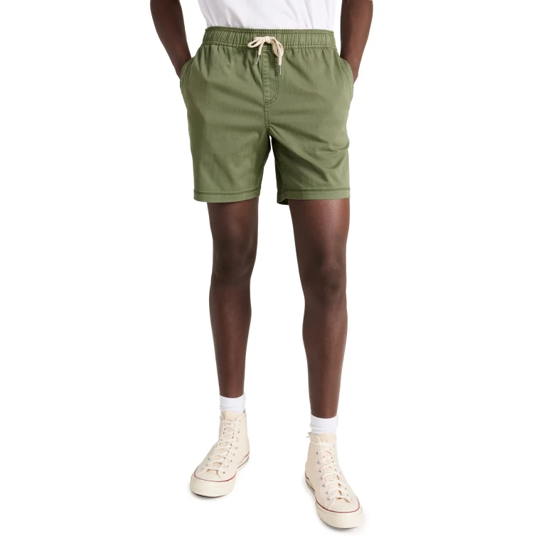 RAILS Cruz Drawstring Shorts 7 Khaki XXL