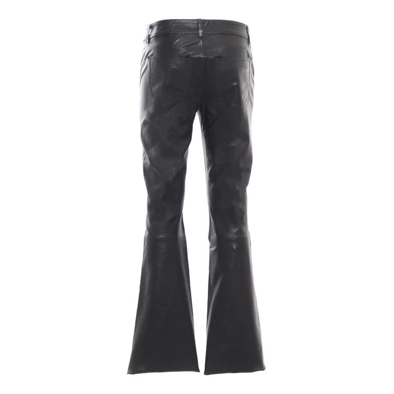 S. W.O. R.D London Woman Leather Pants Black - Women