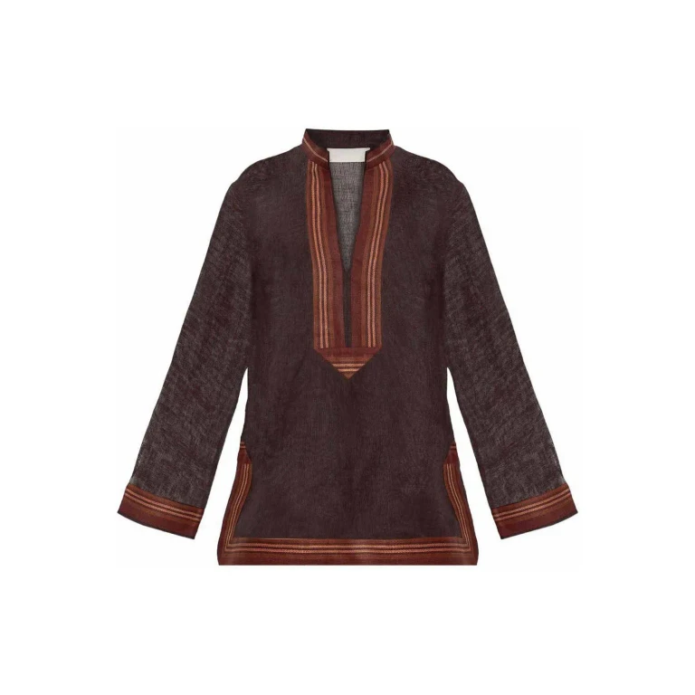 Tory Burch Tunique - Marron