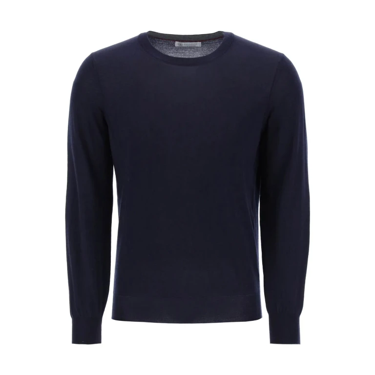 Setchu Pull Col Rond - Bleu