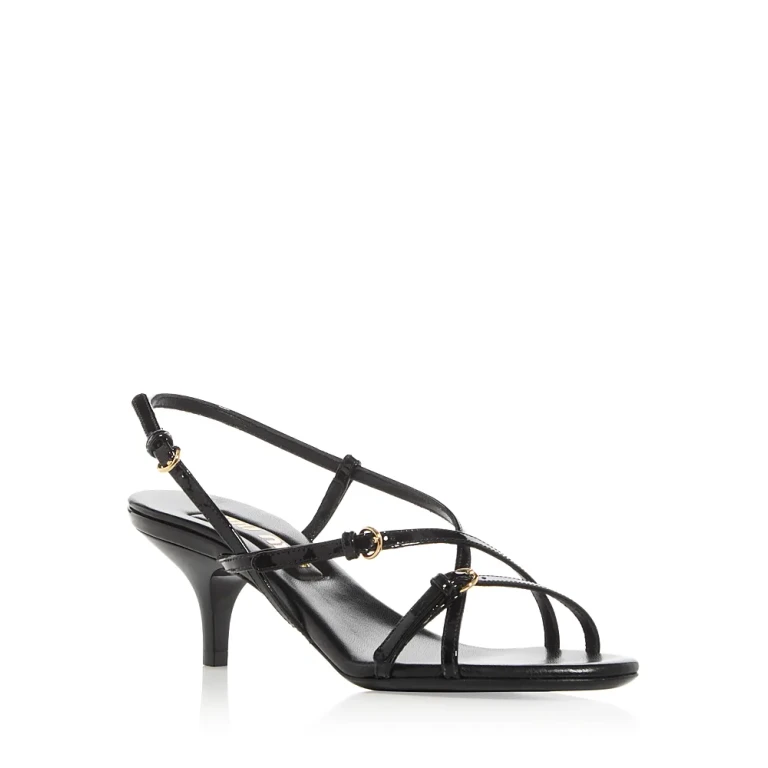 Miu Miu Sandálias femininas de tiras com fivela