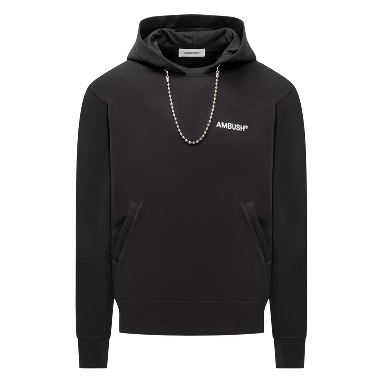 Ambush Ballchain Hoodie Black Felpa - Women