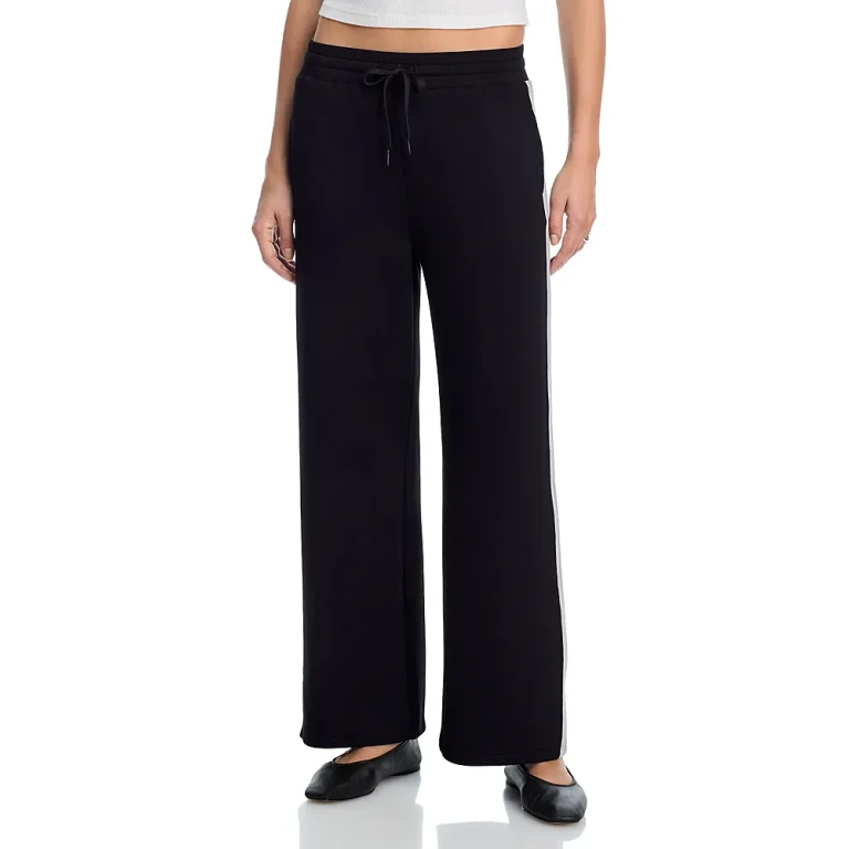 Vintage Havana Striped Cloud Fleece Wide Leg Pants