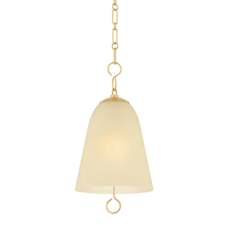 Aged Brass Pendant from the Christine Collection