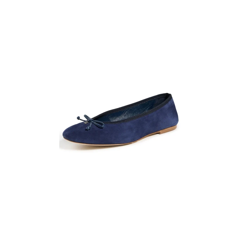 Larroudé Pavlova Ballet Flats Indigo 6.5
