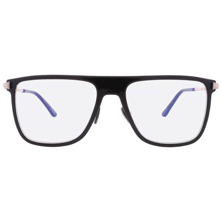 Tom Ford Blue Light Block Square Mens Eyeglasses FT5944-B 003 55