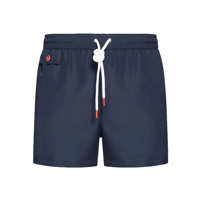 Kiton Short De Bain - Bleu