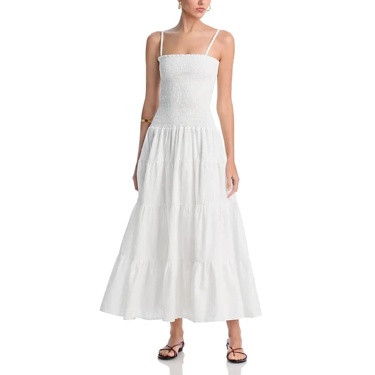 Peixoto Clementine Tiered Maxi Dress