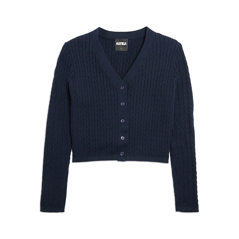 KatieJnyc Girls' Rory V Neck Cardigan - Big Kid
