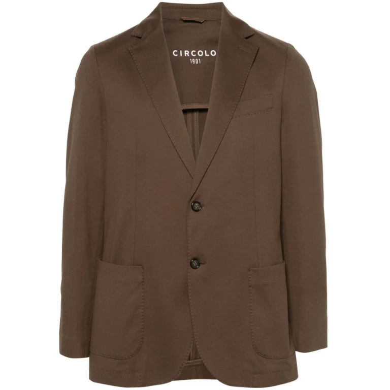 Circolo 1901 Single-breasted Pique Jacket