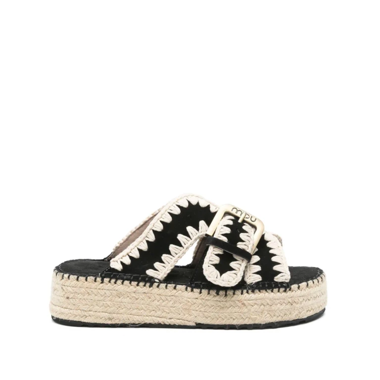 Heeled Sandal Woman color Black (SW641003ABKWHI)
