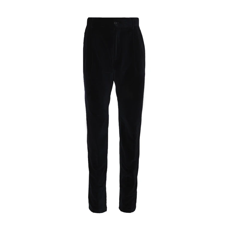 Dolce & Gabbana Classic Trousers Black Cotton Elastane - Men