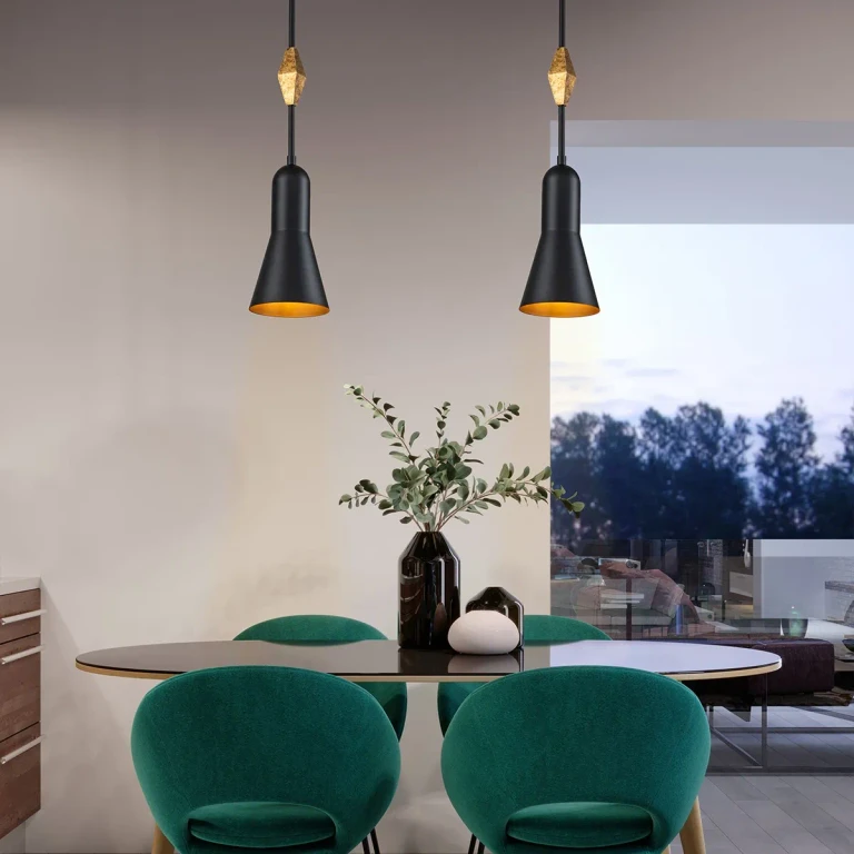 Matte Black Pendant from the Etoile Collection