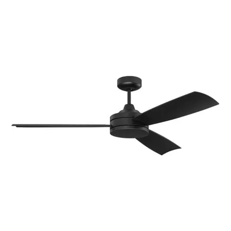 Flat Black 54" Ceiling Fan from the Inspo 54 Indoor Outdoor Collection