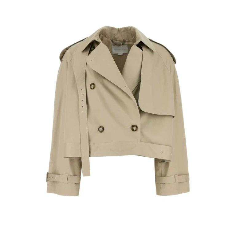 Stella McCartney Sand Cotton Trench Coat