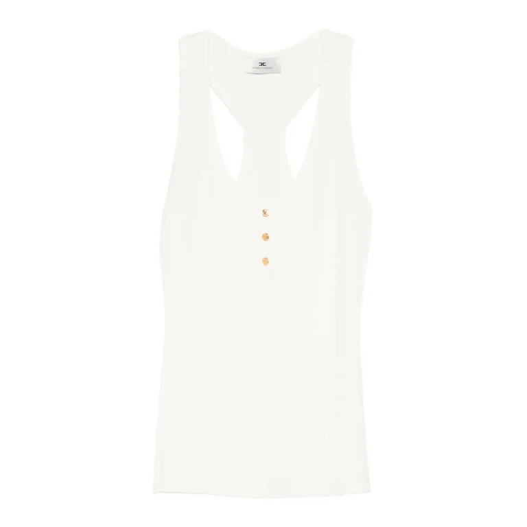 Elisabetta Franchi Top - Crème