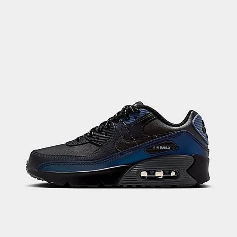 Nike Women's Air Max 90 Shooting Stars Casual Shoes in Black/Dark Smoke Grey/Light Carbon Size: 3.5