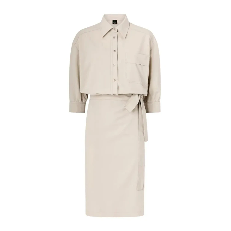 Pinko Robe Au Genou - Gris