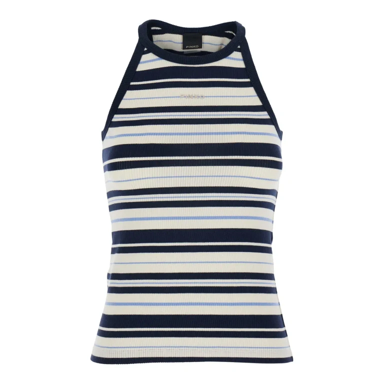Pinko Copacabana Costa Tank Design Multicolor In Tech Fabric Women