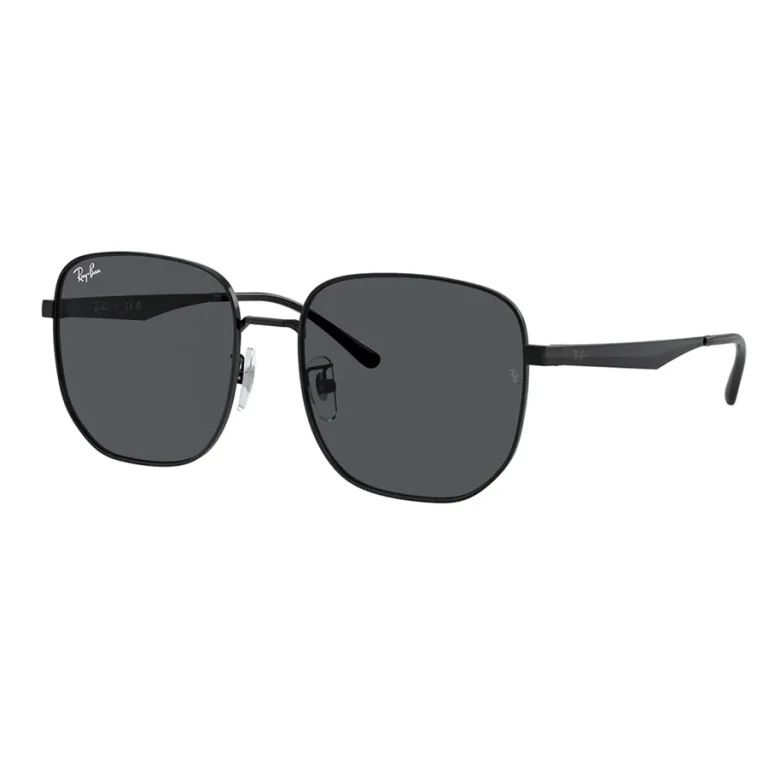 Ray Ban Dark Grey Square Unisex Sunglasses RB3713D 002/87 57