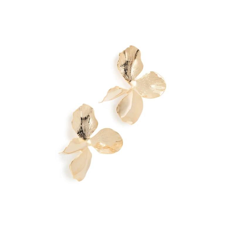 SHASHI Hyacinthe Earrings Gold One Size