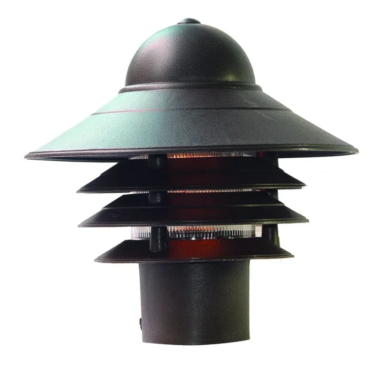 Architectural Bronze One Light Post Mount from the Mariner Collection