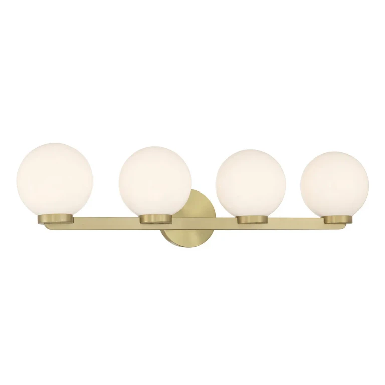 Vintage Brass Bathroom Vanity Light from the Ardeva Collection