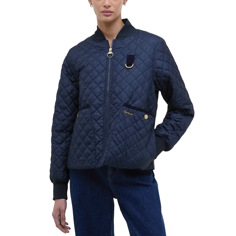 Barbour Reyna Quilted Bomber Jacket