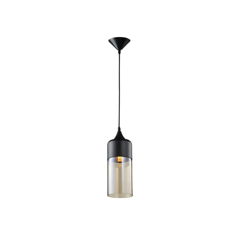 Black One Light Pendant from the Robertson Blvd. Collection