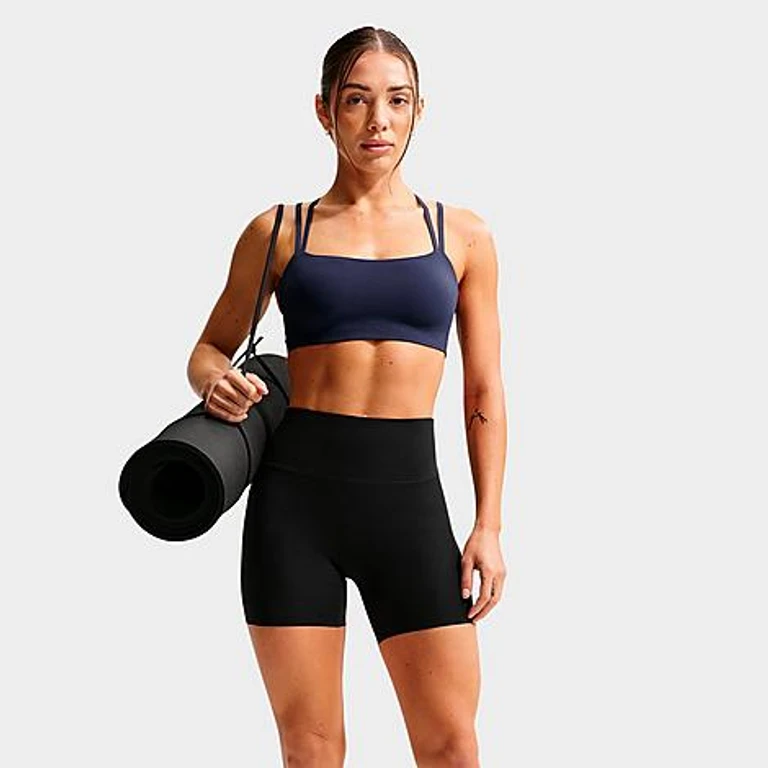 Nike Women's Zenvy High-Waisted 5" Biker Shorts in Black/Cool Grey Size: XXS