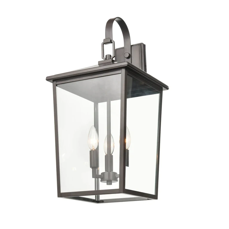 Millennium Fetterton 3-Light Outdoor Hanging Light in Powder Coat Bronze