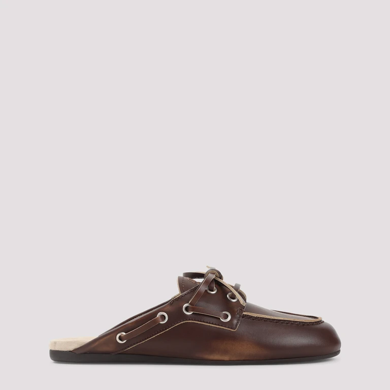 Miu Miu Mules Brown Calf Leather - Women