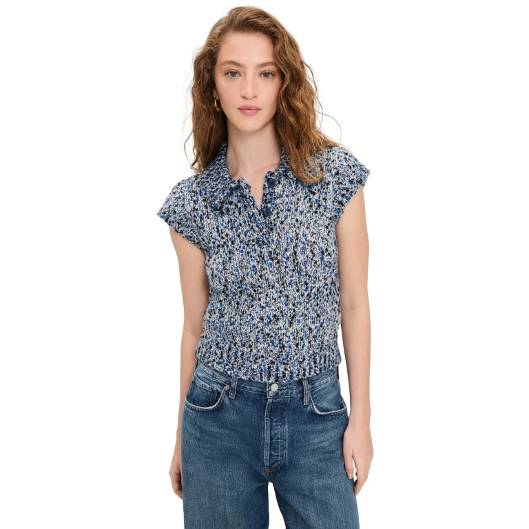 ALIGNE Lexi Nep Polo Blue Mix 4