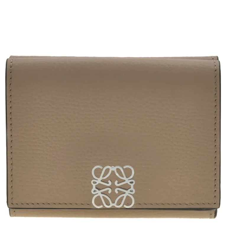 Loewe Anagram Trifold Wallet - Sand