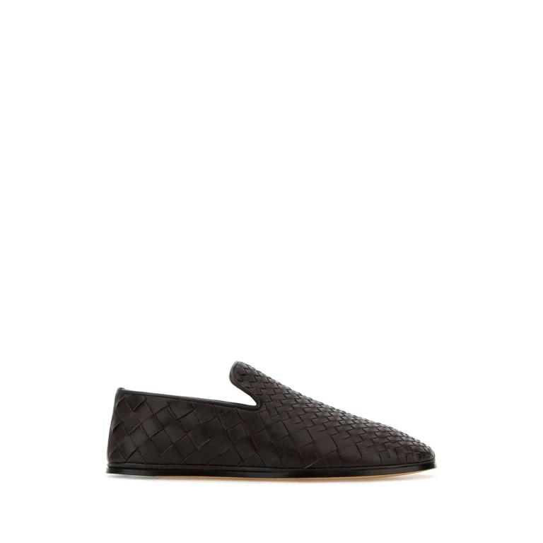 Bottega Veneta Dark Brown Nappa Leather Sunday Loafers