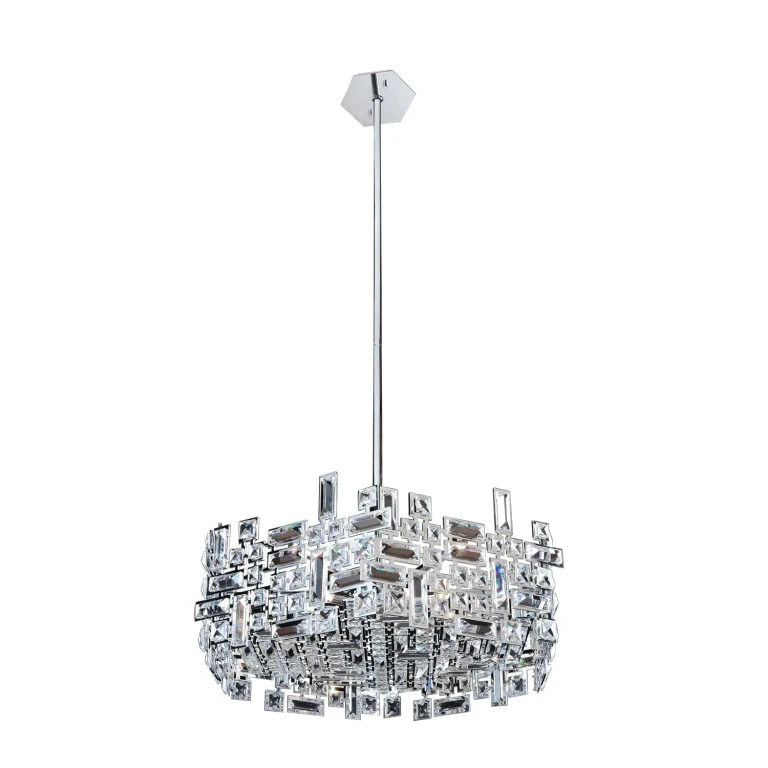 Vermeer 6-Light Pendant Light in Brushed Champagne Gold