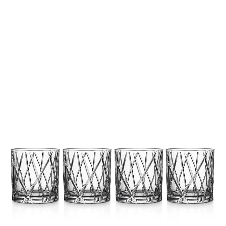 Orrefors City Double Old Fashioned Glass, Set of 4