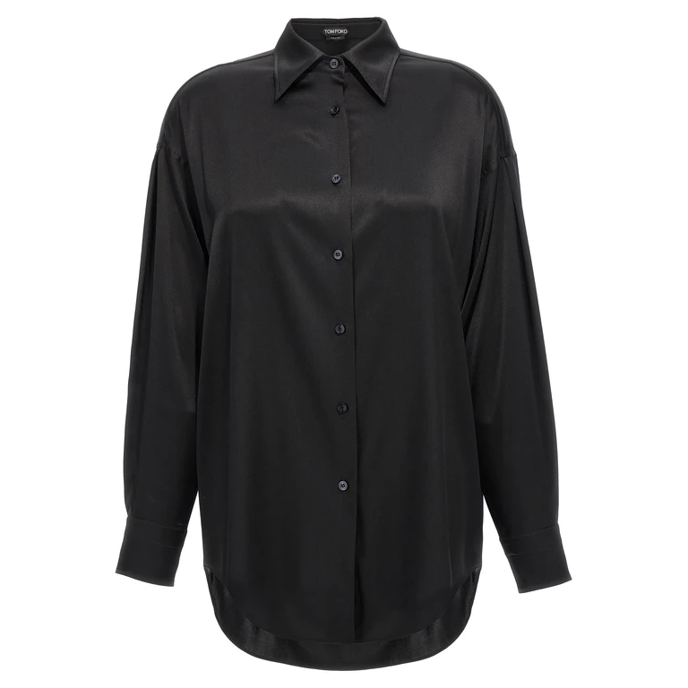 Tom Ford Black Silk Blouse - Women