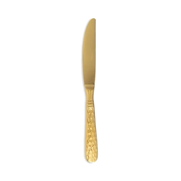 Vietri Martellato Gold Tone Place Knife
