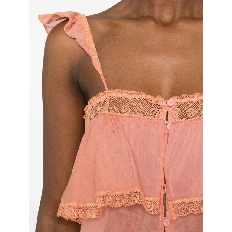 Forte Forte Forte Top Pink Cotton Silk - Women