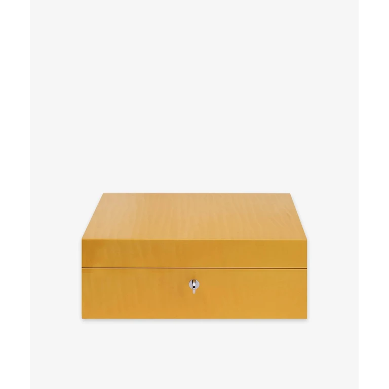Larusmiani Jewel Box Bahia Yellow Jewelry Case - Unisex