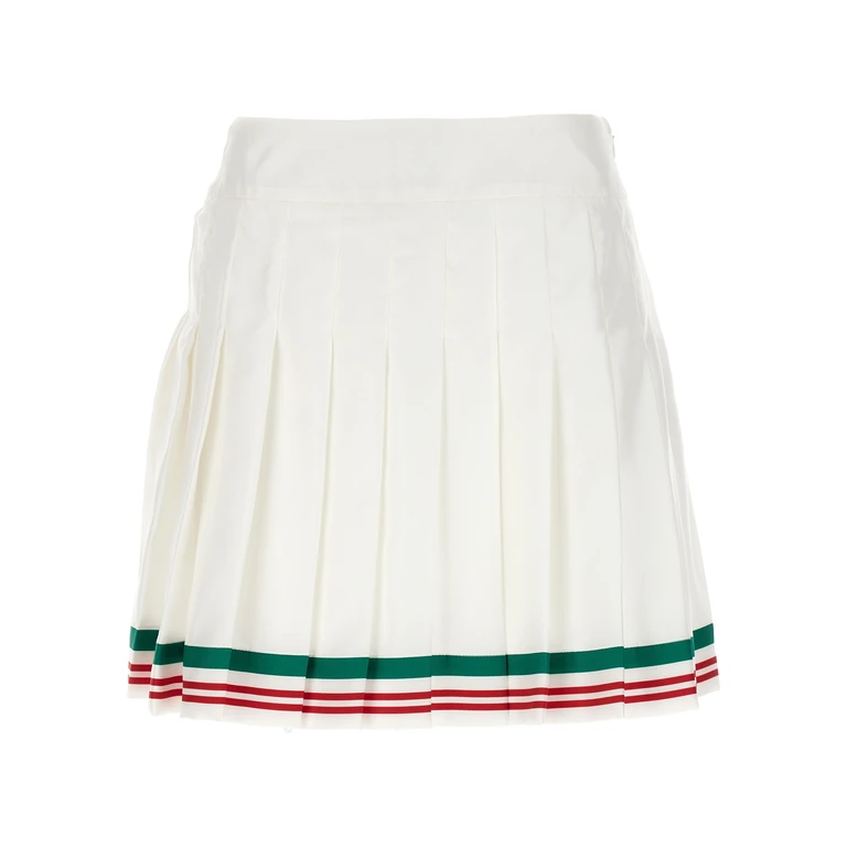 Casablanca Casa way skirt White Silk - Women