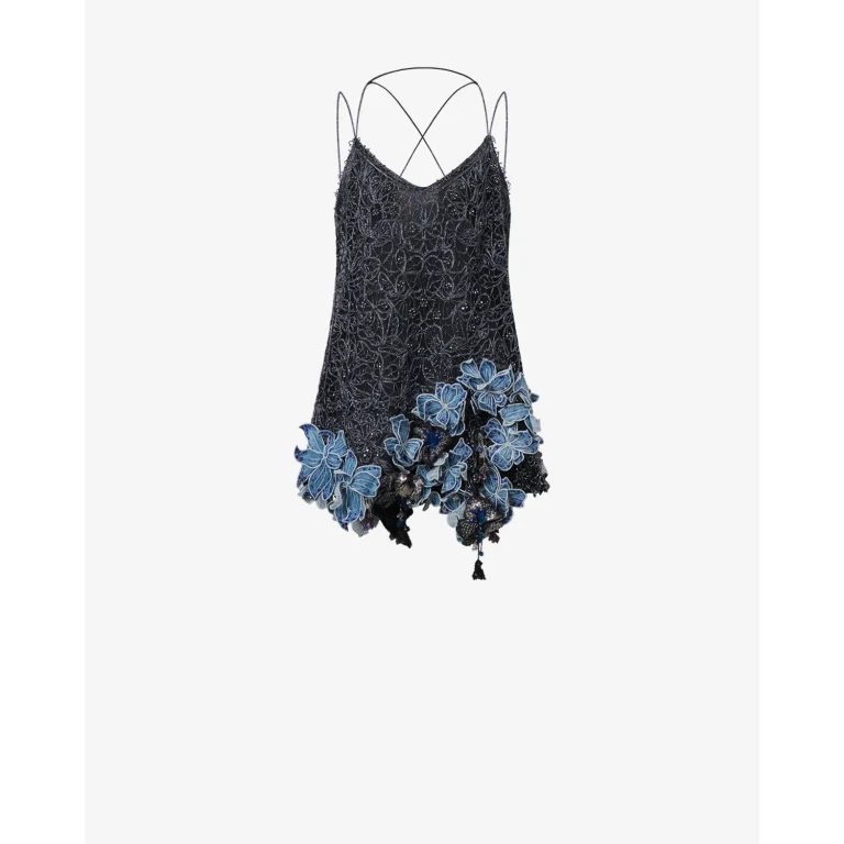 Robe Oliska - Femme - Bleu Nuit - Taille 34 - Isabel Marant