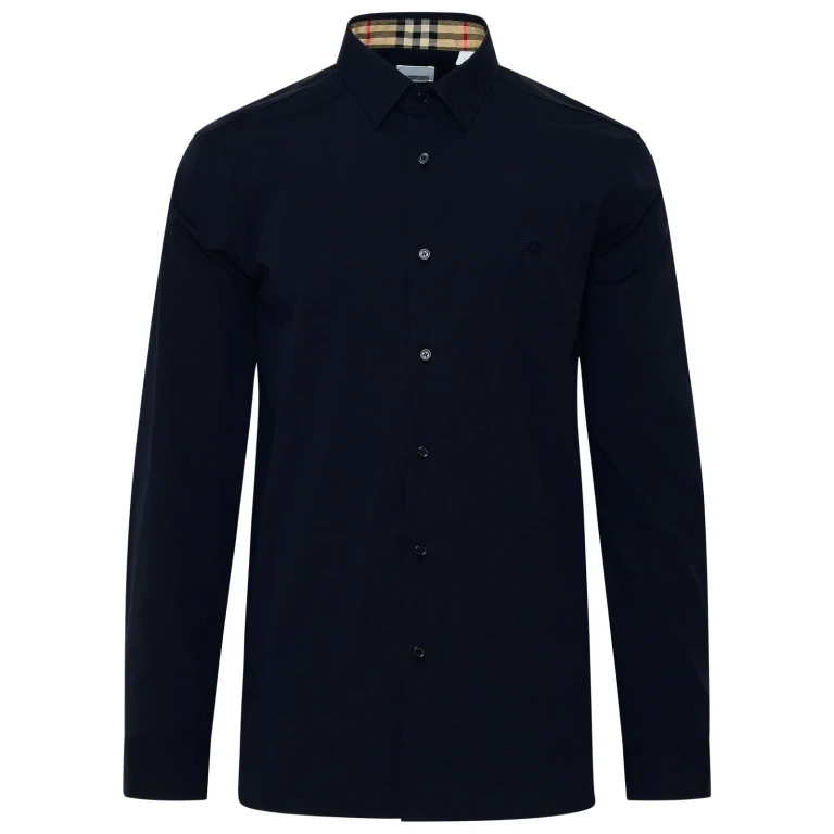 Burberry Sherfield Shirt In Blue Cotton