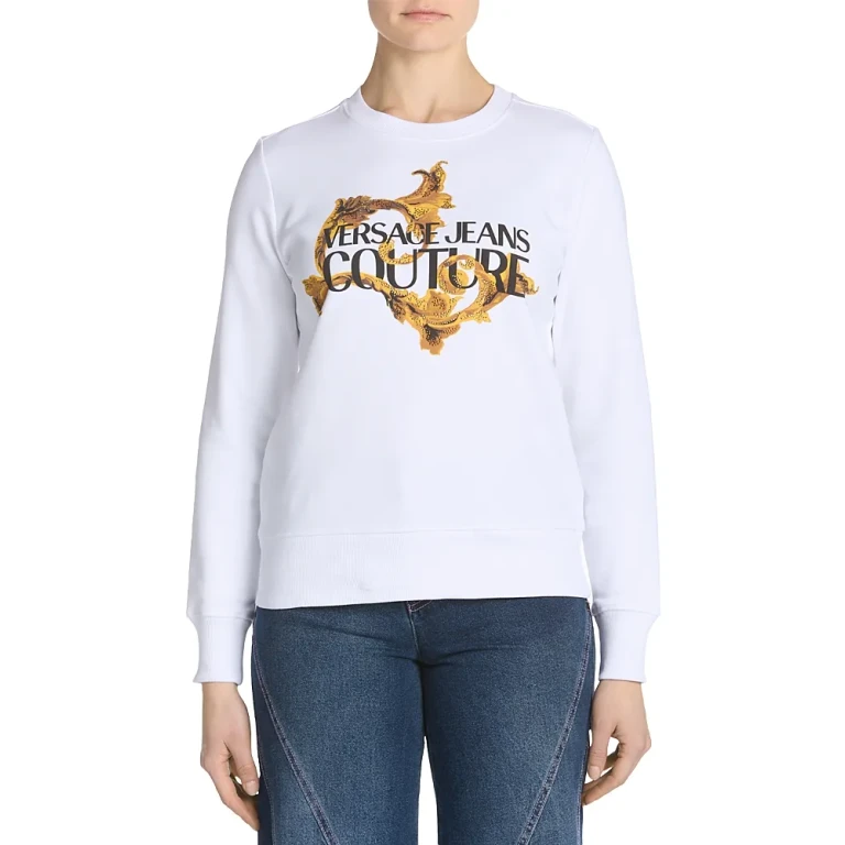 Versace Jeans Couture Studded Graphic Sweatshirt